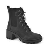 Seven Dials by White Mountain Women's Casual boots BLACK/SMOOTH - Black Combo Combat Boot - Women