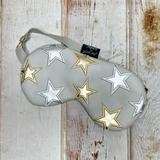 Free People Accessories | Free People + Understated Leather Starry Eye Mask | Color: Gold/Gray | Size: Os