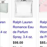 Ralph Lauren Bath & Body | Ralph Lauren Romance Perfume | Color: Silver | Size: 3.4 Oz