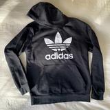 Adidas Shirts & Tops | Adidas Hoodie | Color: Black/White | Size: 16g