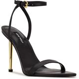 Reina Ankle Strap Dress Sandals - Black - Nine West Heels