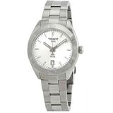 Pr100 Silver Dial Stainless Steel Watch 00 - Metallic - Tissot Watches
