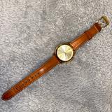Michael Kors Accessories | Michael Kors Runway Mk3427 Women's Brown Leather Analog Dial Quartz Watch | Color: Brown/Gold | Size: Os