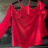 Michael Kors Tops | Michael Kors Beautiful Red Top Nwt | Color: Red | Size: M