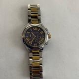 Michael Kors Accessories | Michael Kors 2 Tone Watch With Navy Face | Color: Gold/Silver | Size: Os