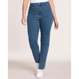 Women's Plus DenimEase Back-Elastic Jeans, Medium Wash Denim 26W