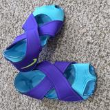 Nike Shoes | Nike Studio Wrap Indoor Yoga Dance Sock Slipper Shoes | Color: Blue/Purple | Size: Medium