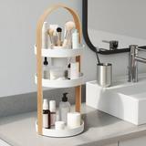 Umbra Bellwood Cosmetic Organizer Wood in Brown/White, Size 7.75 H x 7.75 W x 19.75 D in | Wayfair 1015098-668