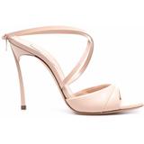 Penny Strappy Sandals - Pink - Casadei Heels