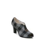 Wide Width Women's Carla Pump by LifeStride in Black Multi Plaid (Size 7 W)