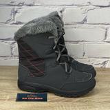 Columbia Shoes | Columbia Ice Maiden Faux Fur Lined Waterproof Snow Boots | Color: Gray/Pink | Size: 4g