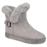 Women's Women's Tru Comfort Foam Sibby Winter Boot by Journee Collection in Grey (Size 7 M)