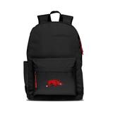"Black Arkansas Razorbacks Campus Laptop Backpack"