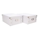 SNAP-N-STORE Box, Leather in White, Size 2.5 H x 10.75 W x 14.5 D in | Wayfair SNS02096