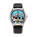 Citizen Eco-Drive 40 Millimeter Disney Sensational Six Black Strap Watch