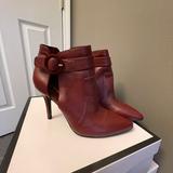 Nine West Shoes | Nine West Stiletto Booties 6.5. Brand New 3.75 Inch Heel. | Color: Red | Size: 6.5
