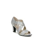 Wide Width Women's Carlyle Sandal by LifeStride in Island Silver (Size 7 1/2 W)