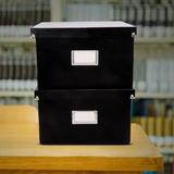 SNAP-N-STORE Box Plastic in Black, Size 13.25 H x 16.5 W x 1.75 D in | Wayfair SNS02400