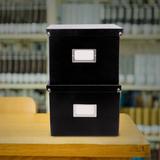 SNAP-N-STORE Box Plastic in Black, Size 11.0 H x 13.5 W x 1.5 D in | Wayfair SNS02099