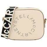 Camera Bag With Perforated Stella Logo - Natural - Stella McCartney Shoulder Bags