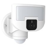 Versonel Video Enabled Dusk to Dawn Flood Light w/ Motion Sensor in White, Size 6.49 H x 5.51 W x 7.04 D in | Wayfair VSL95W