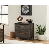 Williston Forge 2 Drawer Lateral Filing Cabinet Wood in Black/Brown, Size 29.0 H x 30.0 W x 20.0 D in | Wayfair BD0634BE7D0E43AEA1523DF4292803AC