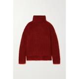 Joseph - Brushed Mohair-blend Turtleneck Sweater - Red