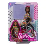 Barbie Fashionista Wheelchair Fashion Doll and Accessories Set, Multicolor