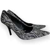 Nine West Shoes | Nine West Black And White Pumps Beautiful Like New Size 9 | Color: Black/White | Size: 9