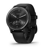 Garmin vivomove Sport Sport Watches Black Case & Band with Slate Accents
