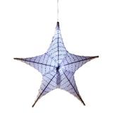 Evergreen Holiday Lighting - White Light-Up Star Ornament