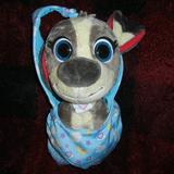 Disney Toys | Disney T.O.T.S. 10 Pablo Puppy Plush Blanket Sack Pouch | Color: Gray/White | Size: 9