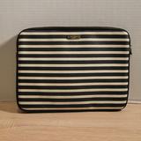 Kate Spade Bags | Kate Spade New York Black And White Stripped 13 Nylon Laptop Case | Color: Black/White | Size: Os