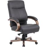 Lorell Executive Chair Upholstered in Gray/Brown, Size 14.96 W x 25.79 D in | Wayfair LLR69590