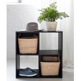Signature Design by Ashley Furniture Bookcases & Bookshelves Black - Black Four-Cube Langdrew Bookcase