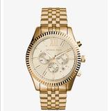 Michael Kors Accessories | Michael Korslexington Gold-Tone Watch | Color: Gold | Size: Os