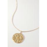 Charms Company - Zodiac Cancer 14-karat Gold, Emerald And Diamond Necklace - one size