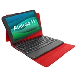 "Visual Land Prestige Elite 10QH 10.1"" HD IPS Android 11 Quad-Core Tablet with 32GB Storage, Red"