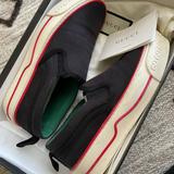 Gucci Shoes | Gucci Tennis 1977 Slip On Sneakers Black 35 Ssense | Color: Black/Red | Size: 5.5