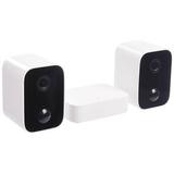 Home Zone Security ES06569G 1080p Add-On Smart Wireless Battery Camera 2-Pack & Hub Base Stati ES06569G
