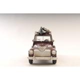 Williston Forge Acxel C1947 Chevrolet Suburban Sculpture Stainless Steel in Brown/Gray, Size 7.0 H x 14.0 W x 5.5 D in | Wayfair