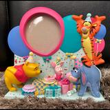 Disney Accents | Disney Winnie The Pooh And Friends Picture Frame | Color: Gray/White | Size: Os