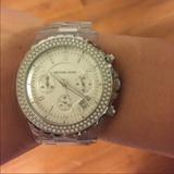 Michael Kors Accessories | Michael Kors Watch | Color: Silver/White | Size: Os