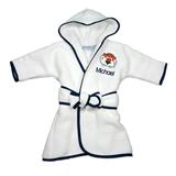 Infant White Auburn Tigers Personalized Mascot Robe