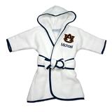 Infant White Auburn Tigers Personalized Robe