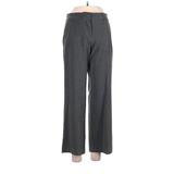 Kim Rogers Dress Pants - Mid/Reg Rise Straight Leg Trouser: Gray Bottoms - Women's Size 6 Petite