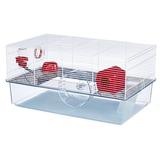MidWest Homes for Pets Brisby Hamster Cage Acrylic/Plastic (lightweight & chew-proof) in White, Size 11.5 H x 14.34 W x 23.82 D in | Wayfair 100-BY
