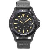 Navi Xl Automatic Watch - Black - Timex Watches