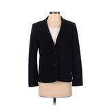 Liz Claiborne Blazer Jacket: Black Solid Jackets & Outerwear - Size 8 Petite