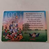 Disney Other | 1994 The Twilight Zone Tower Of Terror Walt Disney 30th Card Vintage Collectible | Color: Brown | Size: Os
